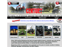 Tablet Screenshot of centuryequip.com